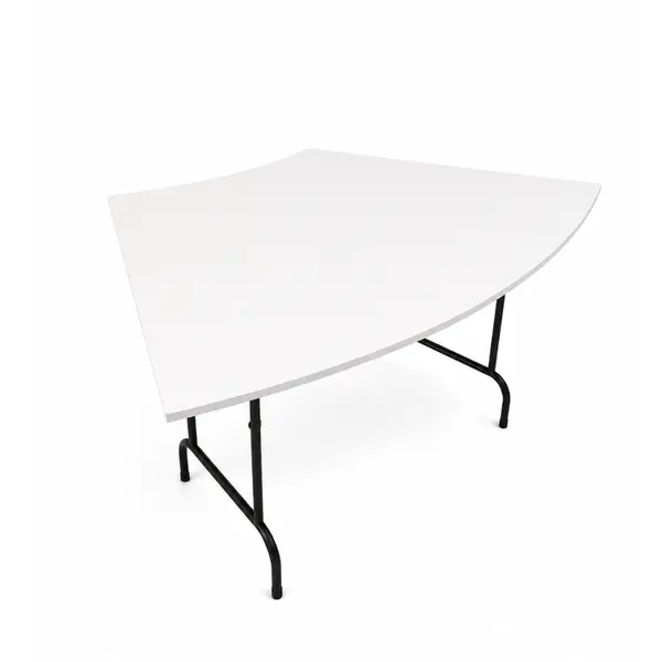Банкетный стол "Вольф" змейка трапеция белый - Фото 1